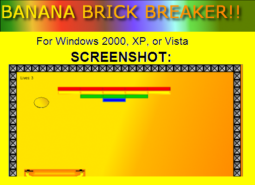 Banana Brick Breaker
